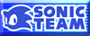 A button that says Sonic Team, with, a Sonic icon next to it.